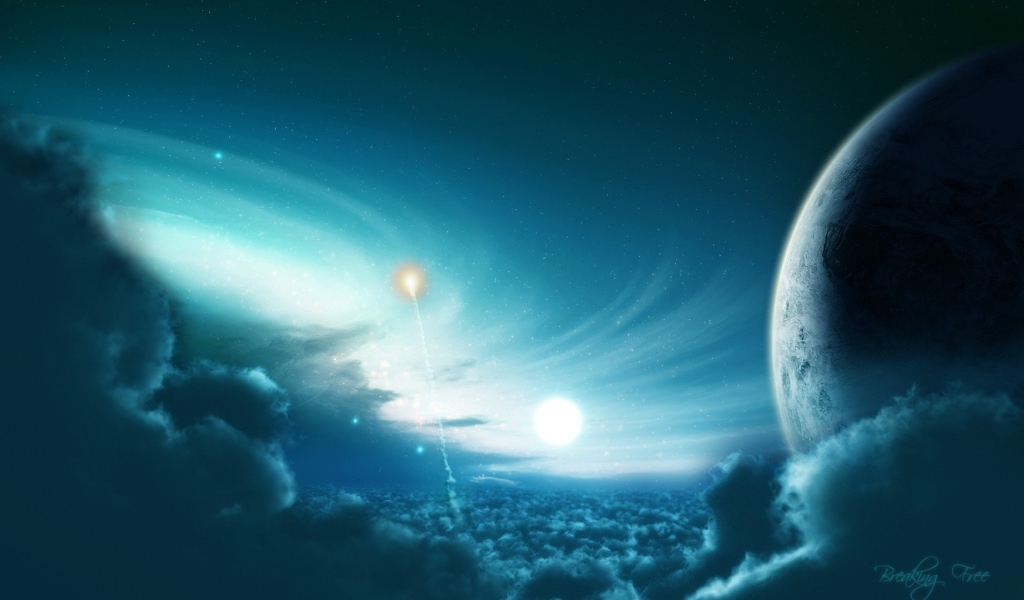 Вспышка в облаках