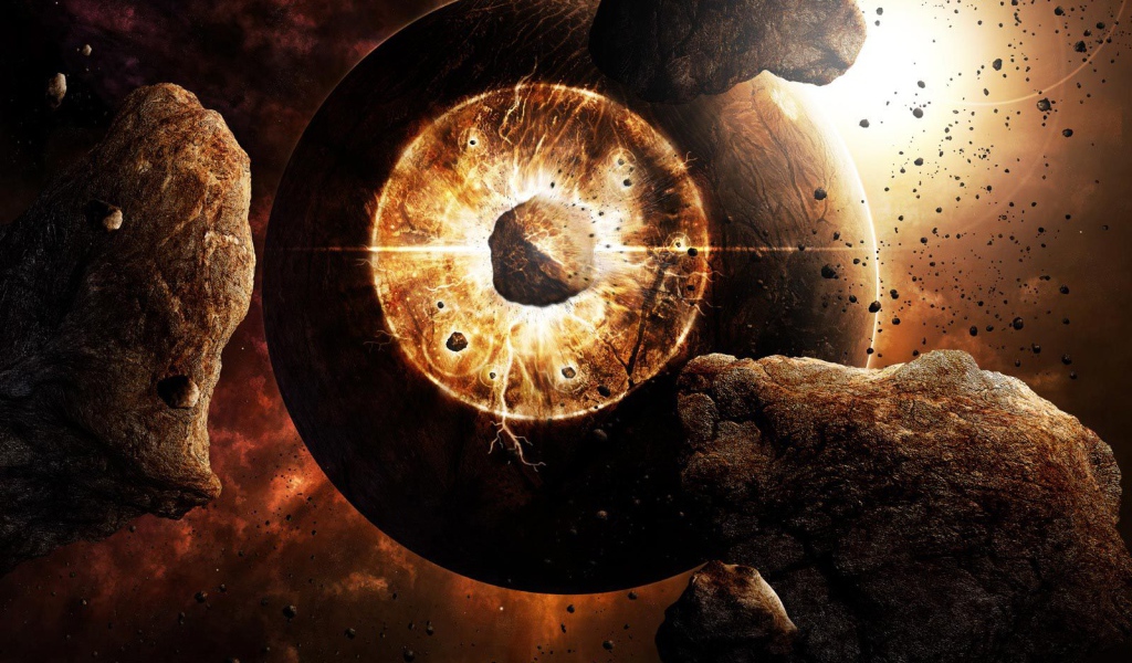 Метеориты падают на планету