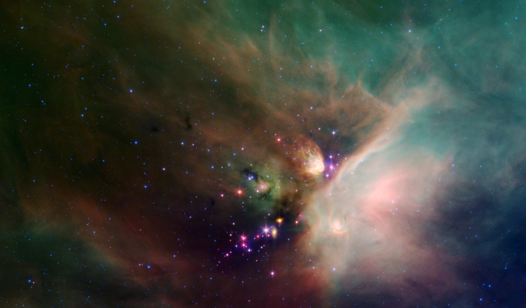 Туманность в созвездии змееносец