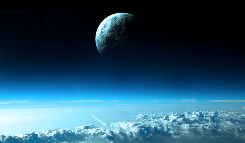 Планета над облаками