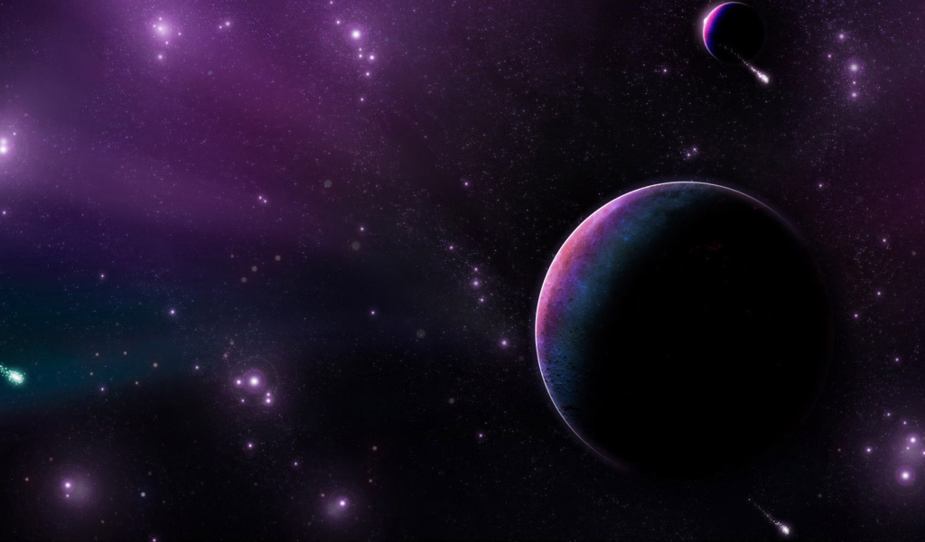 Фиолетовый космос