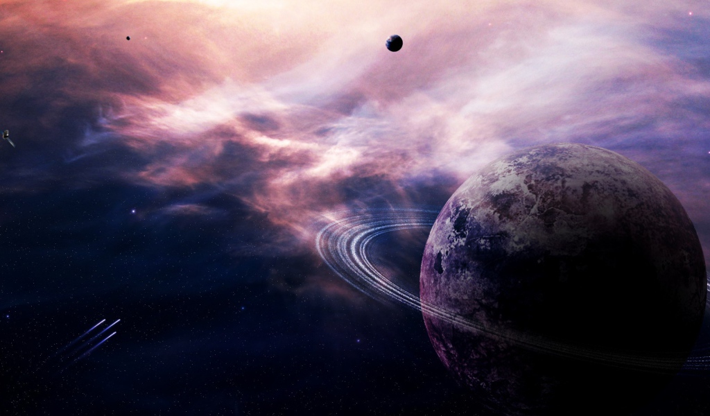 Cпутник в дымке