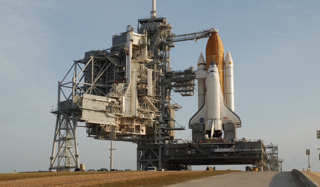 Шаттл на стартовой площадке