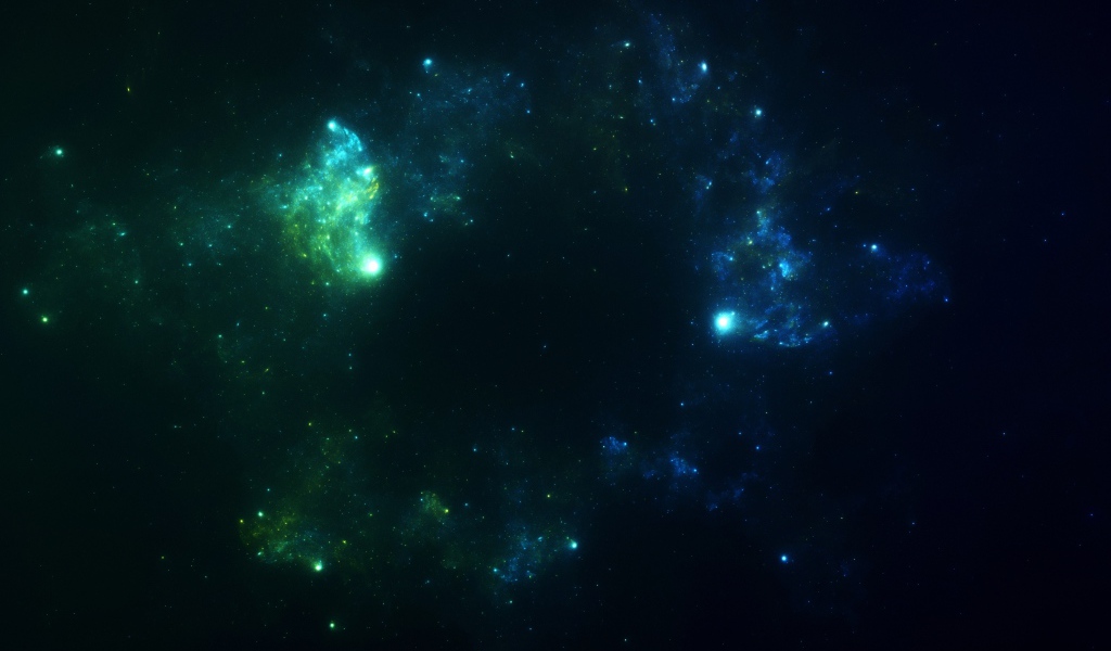 Звездное скопление и туманность