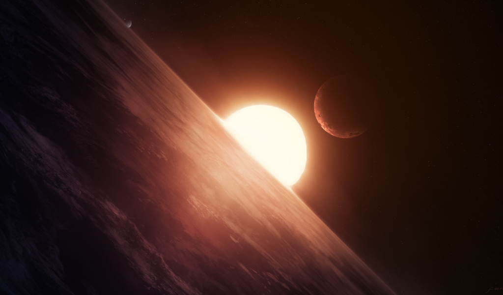 Восход над планетой