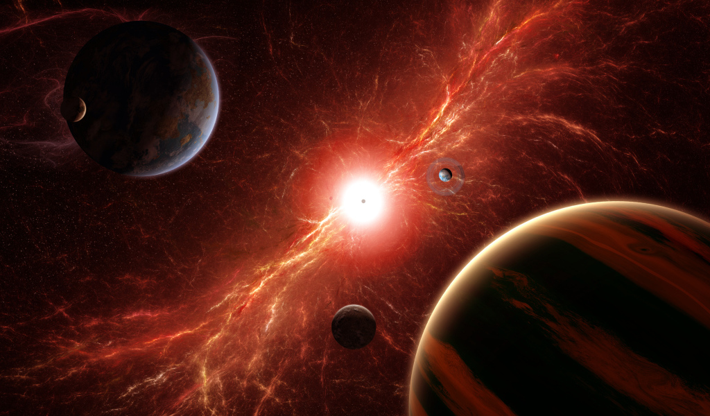 Вспышка в космосе