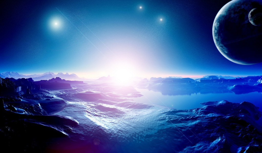 Поверхность одной из планет