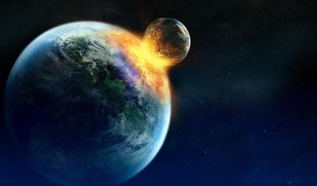 Столкнулись две планеты