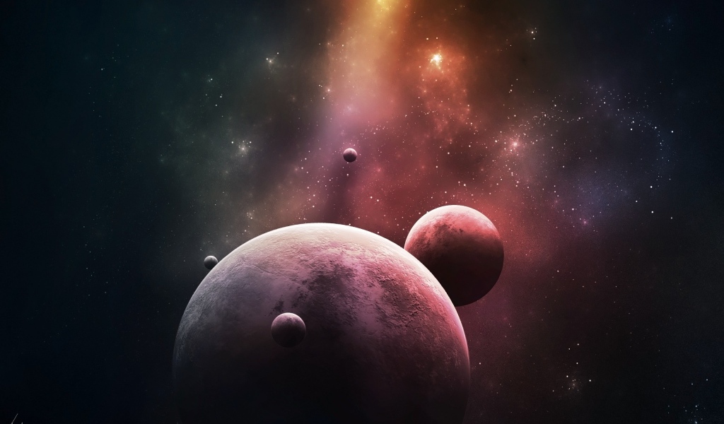 Планета со спутниками