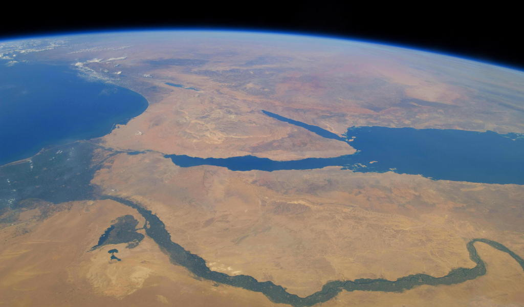 Египет вид из космоса