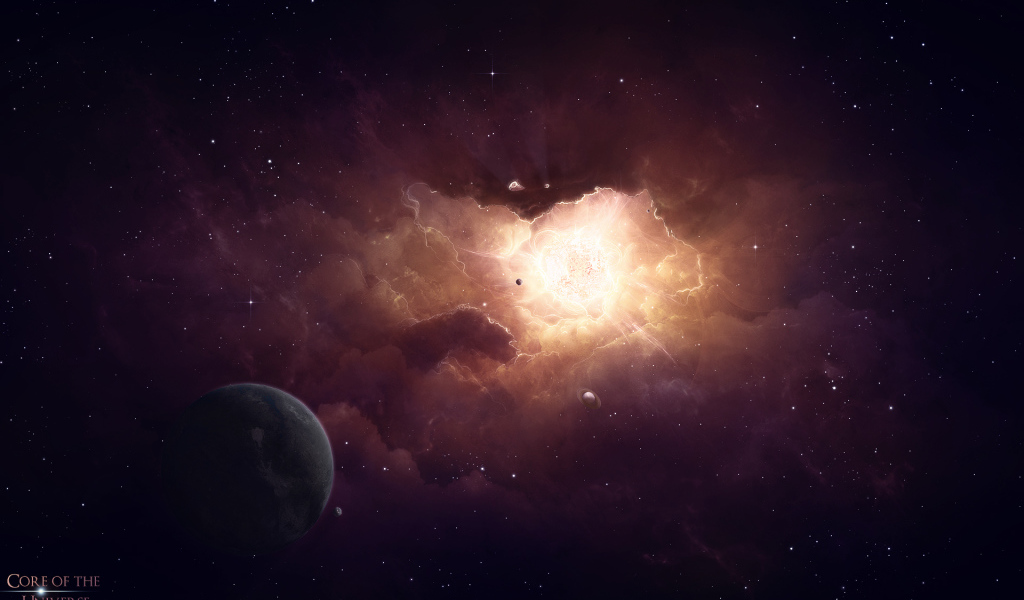 Планета в космосе