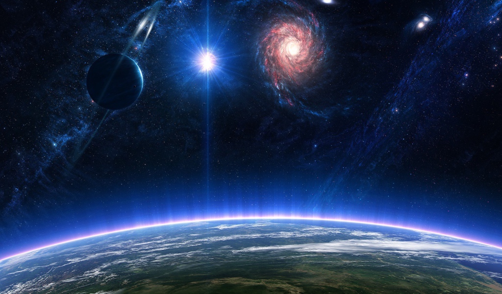 Поверхность планеты с атмосферой