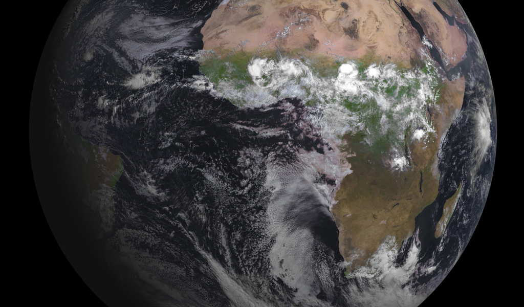 Вид на Землю со спутника
