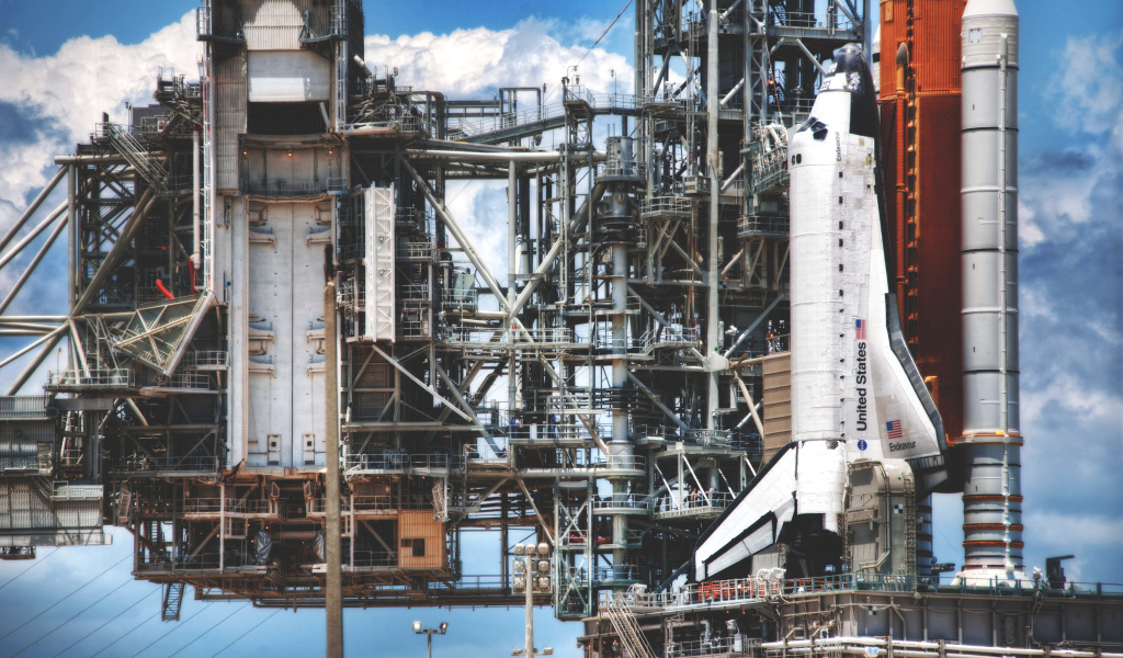 Запуск корабля Шатл