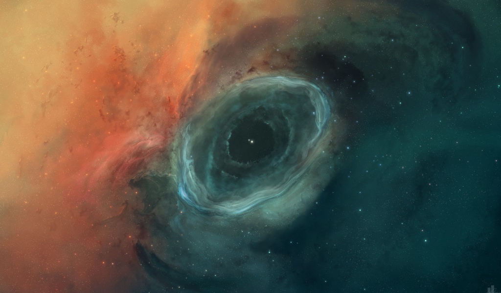 Двухцветная воронка