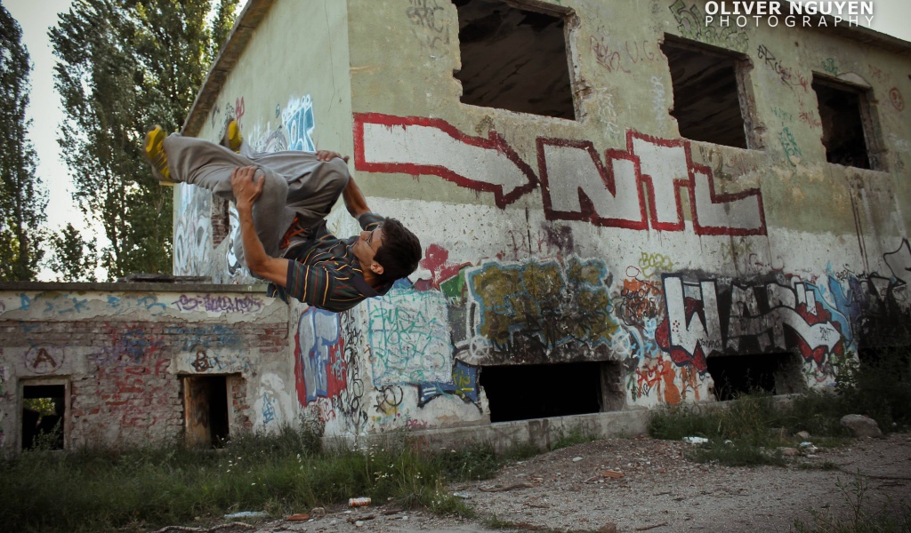 Тренировка в паркуре