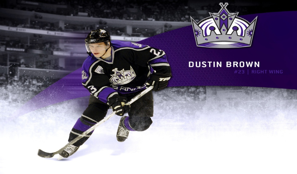 Hockey player Dustin Brown