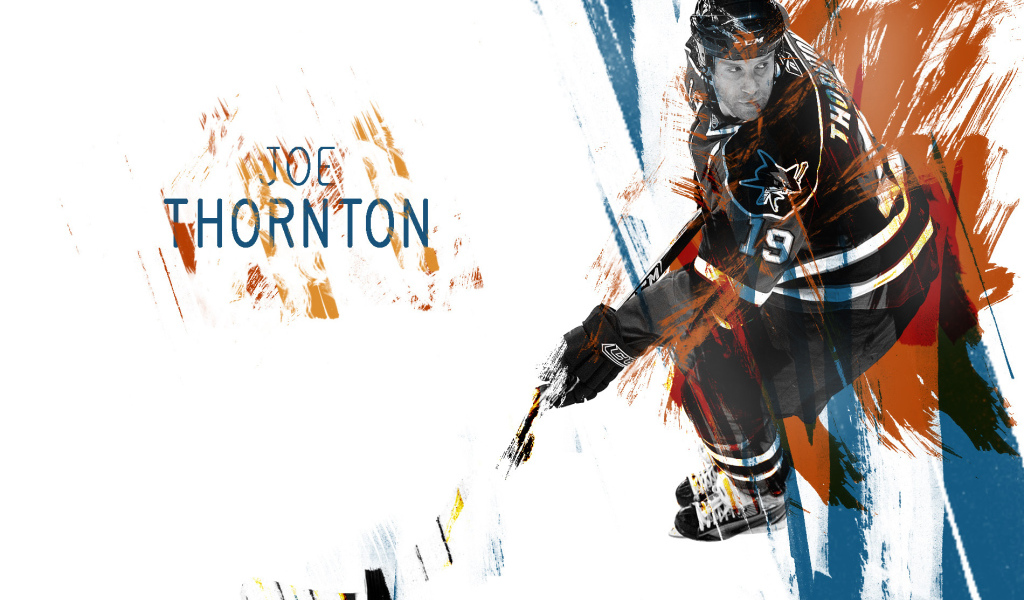 Joe Thornton on ice