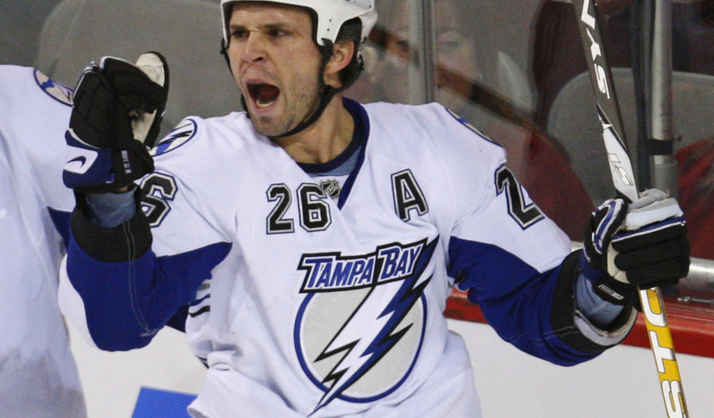 Мартин Сент-Луис на льду