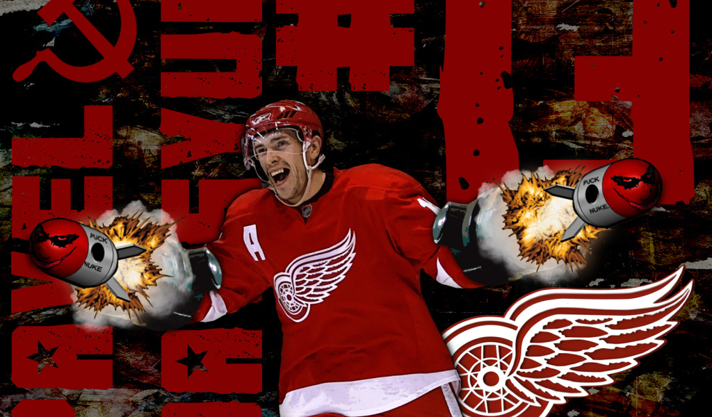 Игрок Детройта Павел Дацюк