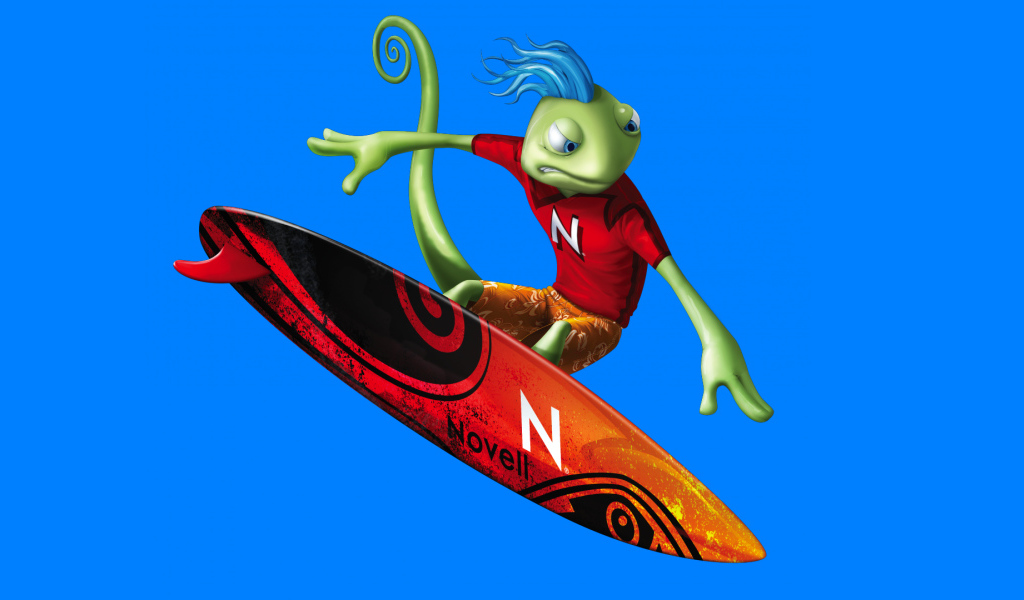 Ящерица серфер