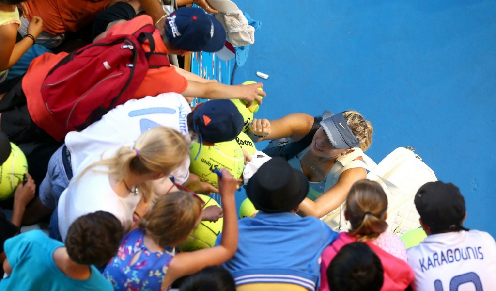 Мария Шарапова и её поклонники