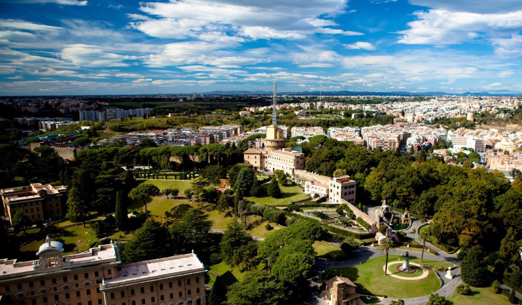 Пейзаж города в Германии
