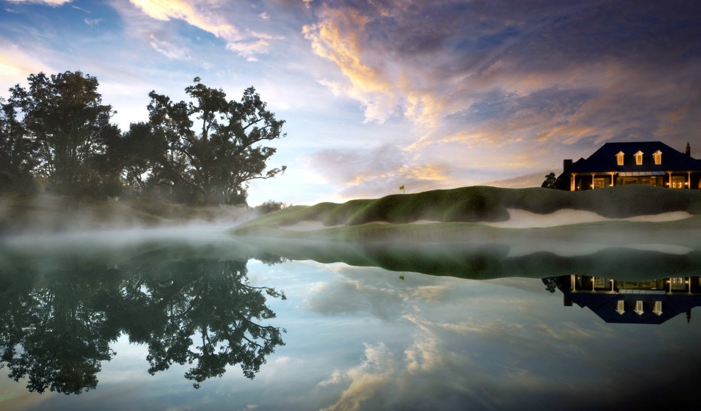 Утренний туман на Бали