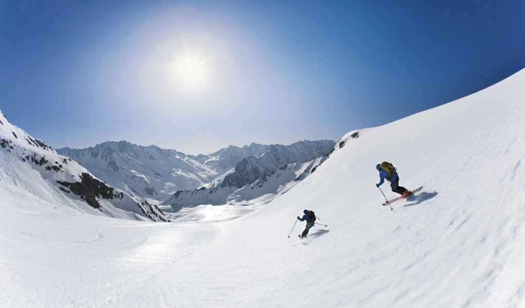 Активный отдых на горнолыжном курорте Зёльден, Австрия