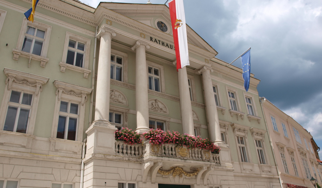 Административное здание на курорте Баден, Австрия