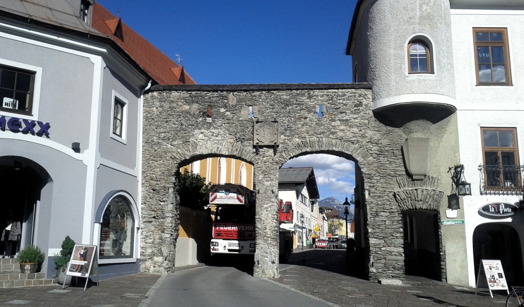 Арка на горнолыжном курорте Шладминг, Австрия