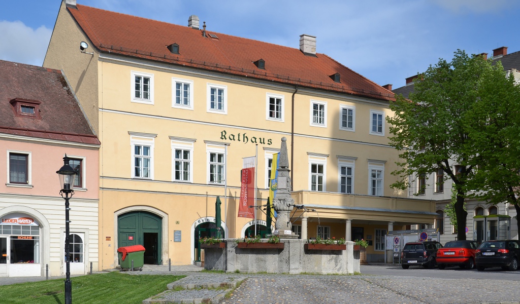 Кафе в городе Гайнберг, Австрия