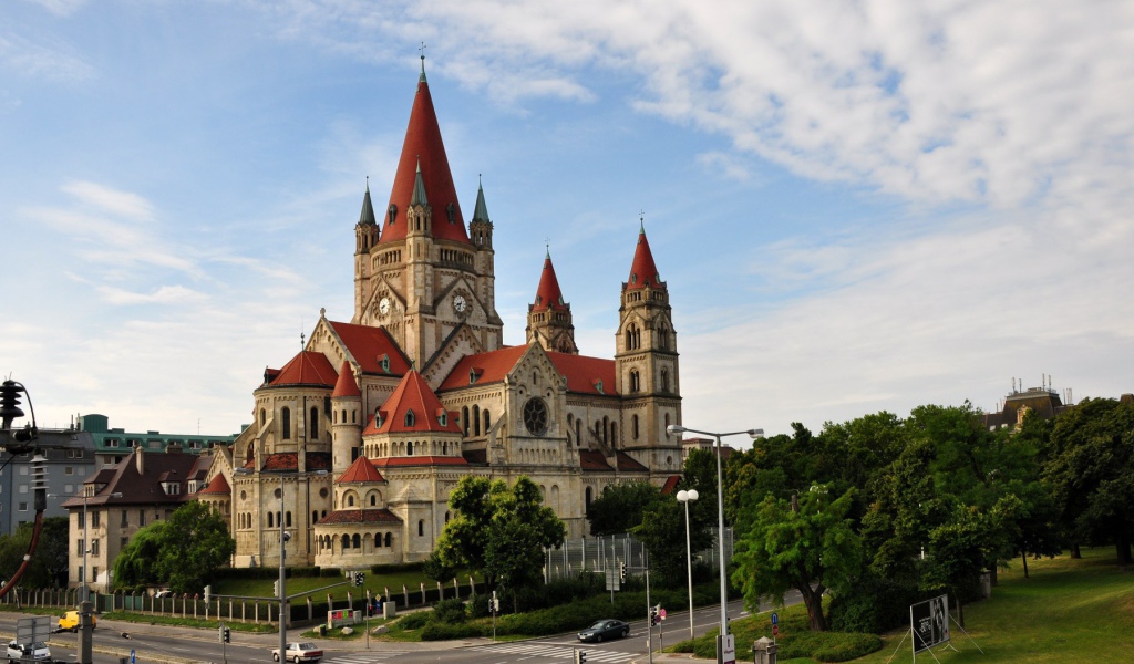Собор в городе Вена, Австрия