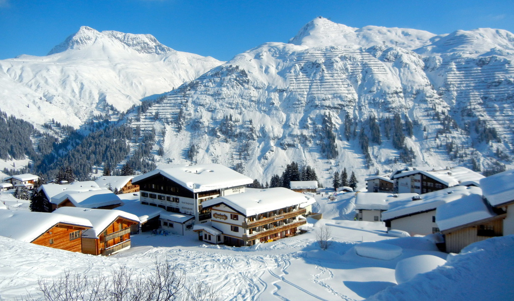 Гостиница на горнолыжном курорте Лех, Австрия