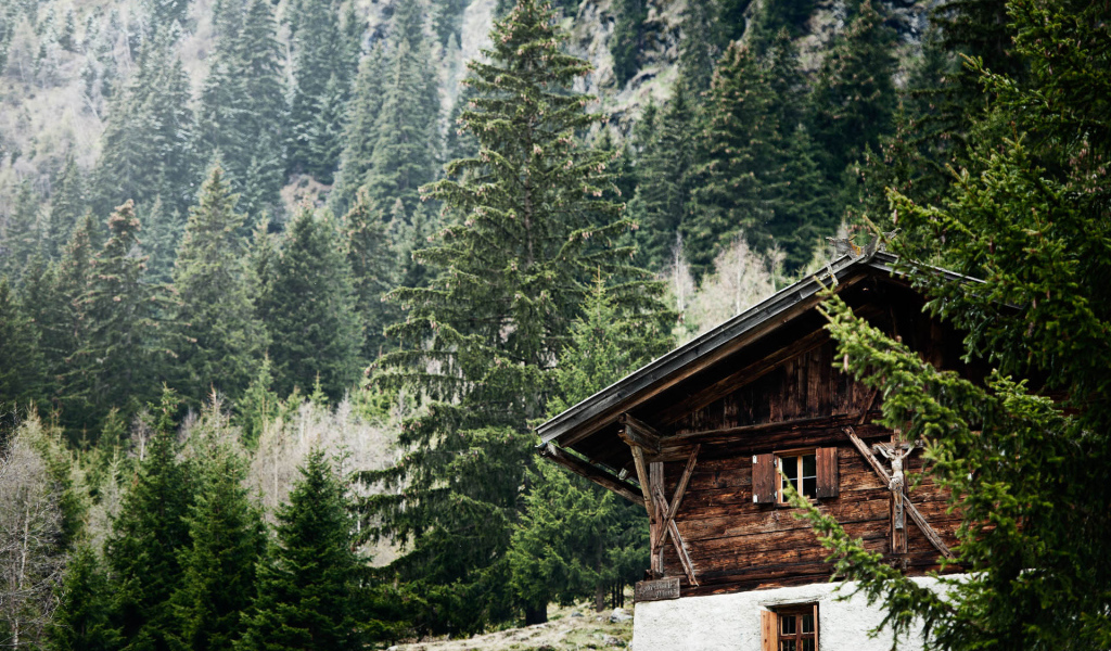 Хижина у подножия в городе Нойштифт, Австрия