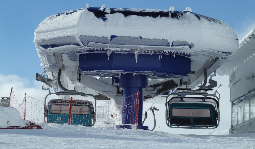 Подъемник на горнолыжном курорте Сант Антон, Австрия