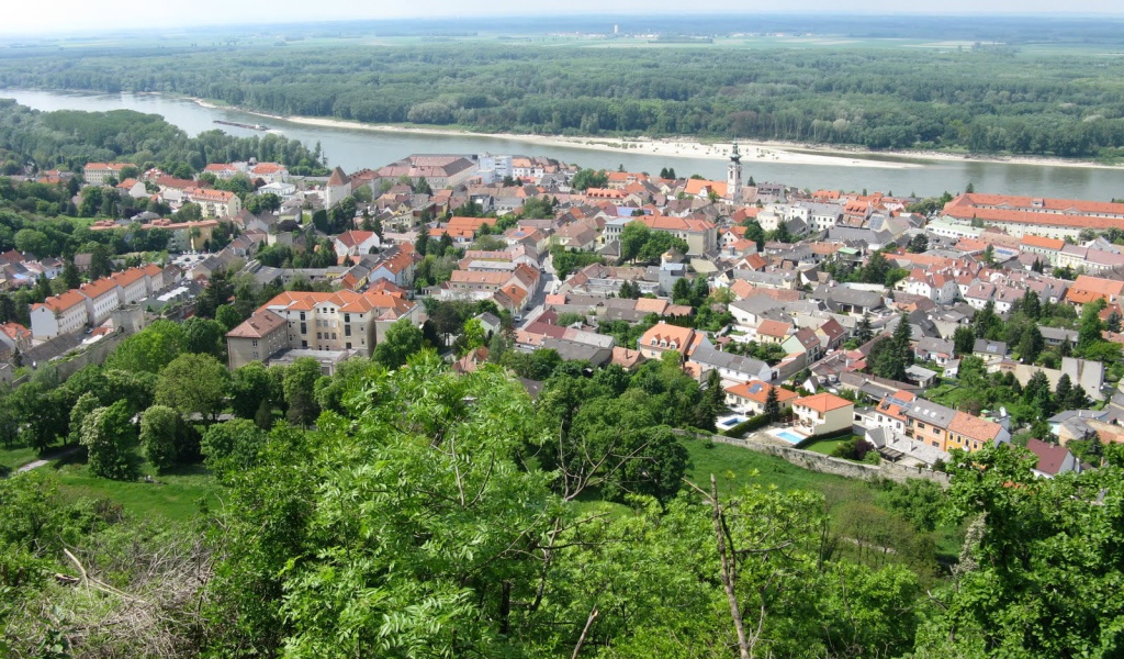 Панорама города Гайнберг, Австрия