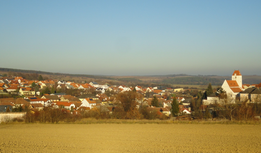Панорама города Лэнгенфельд, Австрия