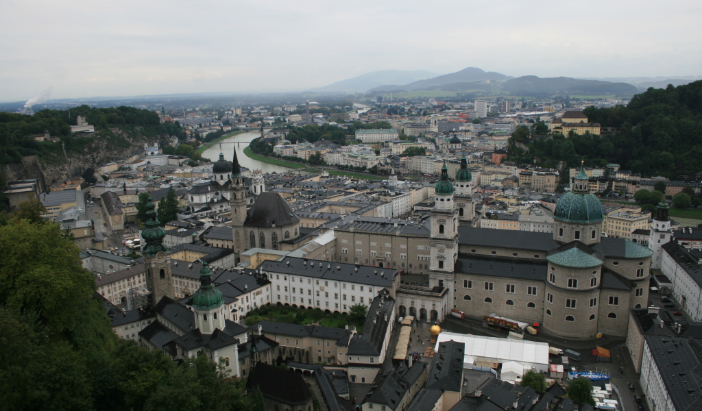 Панорама города  Зальцбург, Австрия