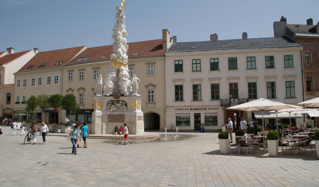 Скульптура на курорте Баден, Австрия