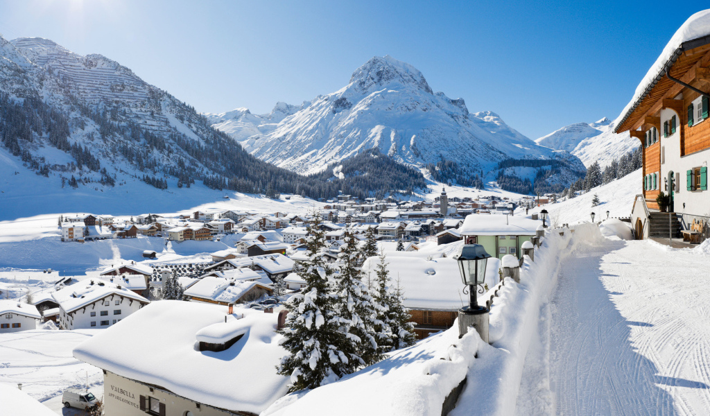 Горнолыжный курорт Лех, Австрия