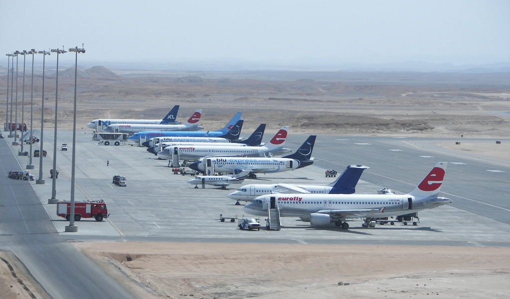 Аэропорт на курорте Марса Алам, Египет