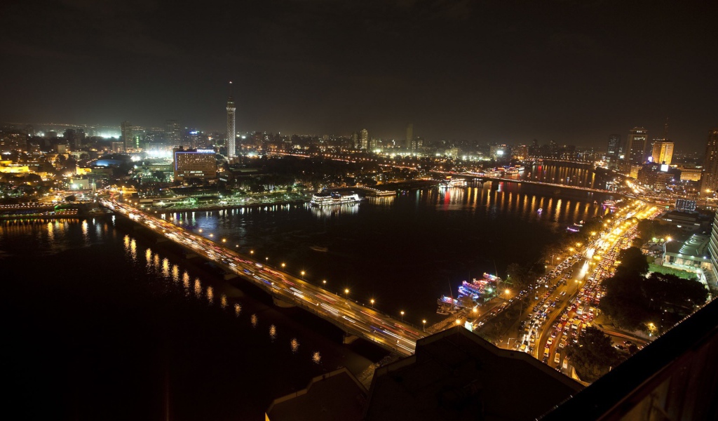 Ночной вид в Каире