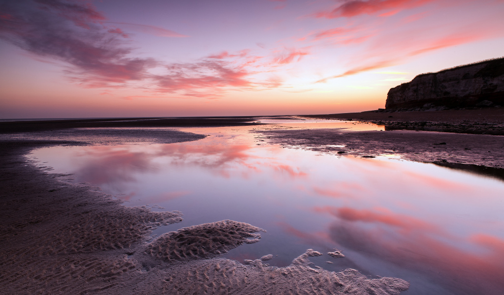Рассвет на Ханстентон Бич, Великобритания
