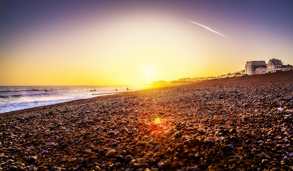 Закат в Брайтоне, Англия