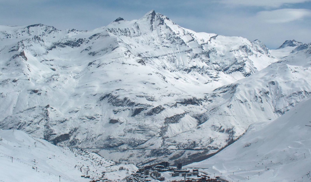 Альпы на горнолыжном курорте Тинь, Франция