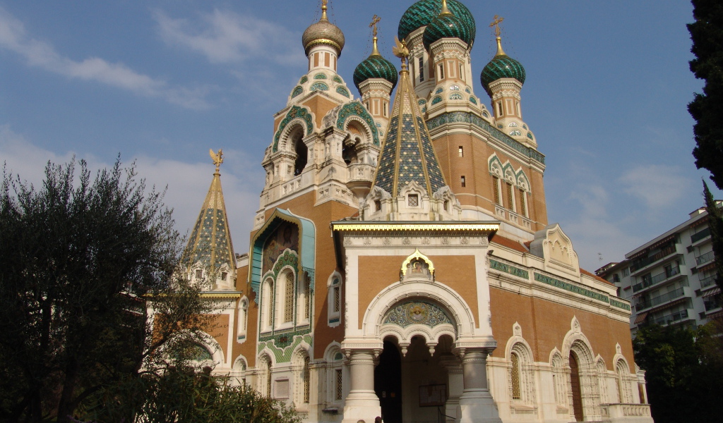 Церковь в городе Ницца, Франция