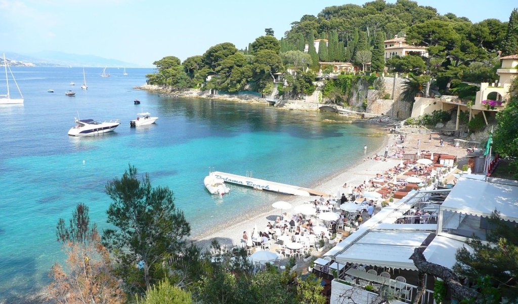 Причал на курорте Сен-Жан-Кап-Ферра, Франция