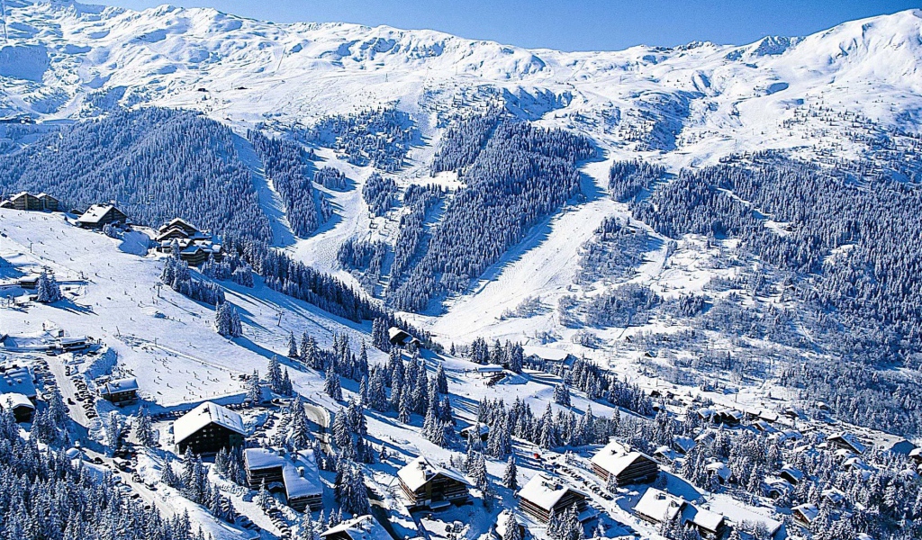 Горнолыжный курорт Мерибель, Франция