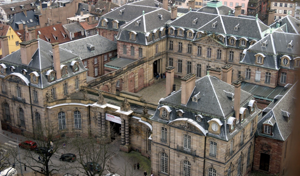 Дворец в городе Страсбург, Франция